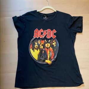 Black AC/DC shirt